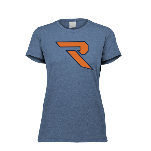 [FTSCUBNV-FAXS-LOGO1] Decker Women's Tri-Blend T-Shirt - Short Sleeve (Female Adult XS, Navy, Logo 1)