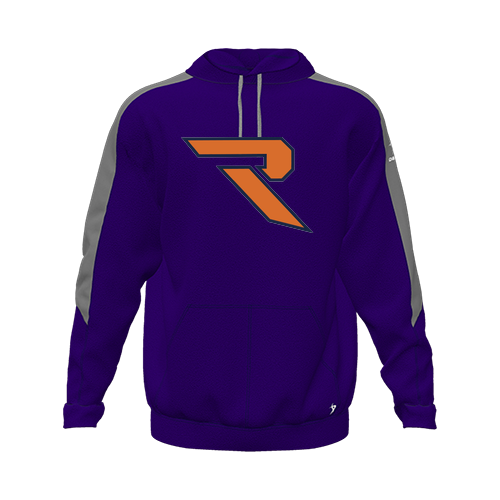 [CUS-DFW-HOOD-FLC-LSL-PUR-YXS-LOGO1] Hoodie (Youth XS, Purple, Logo 1)