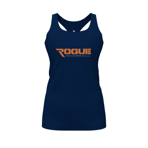 [FT0TRBNV-FYS-LOGO2] Decker Racerback Tank Top (Female Youth S, Navy, Logo 2)