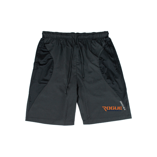 [CUS-DFW-SHOR-PER-CRV-BLK-YXXS-LOGO2] Shorts (Curve Shorts) (Youth XXS, Black, Logo 2)