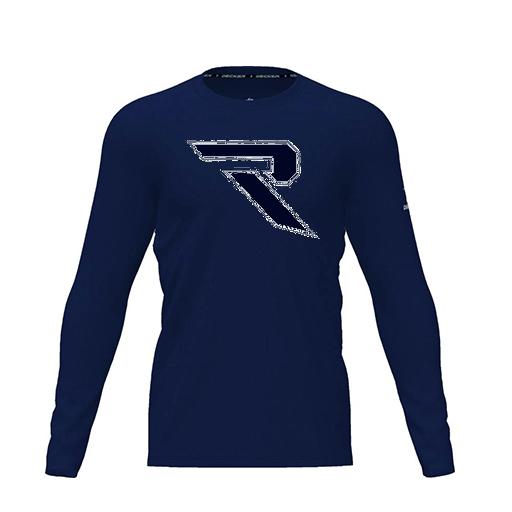 [CUS-DRIF-TEES-PER-CNK-LSL-NVY-YXS-LOGO1] Dri Fit Performance T-Shirt (Youth XS, Navy, Logo 1, Long Sleeve)