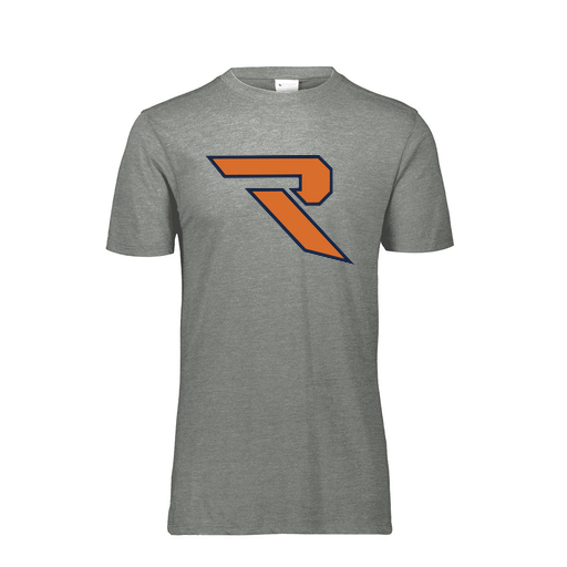 [FTSCUBGY-YS-LOGO1] Decker Youth Tri-Blend T-Shirt - Short Sleeve (Youth S, Gray, Logo 1)