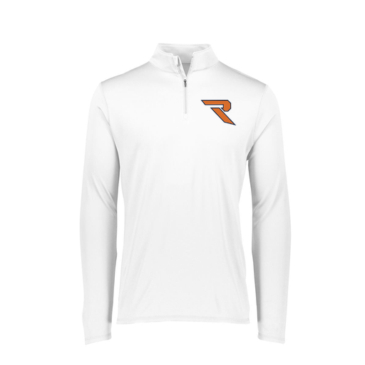 [FTLQFLWH-FAXS-LOGO1] Decker Women's Flex-Lite 1/4 Zip Shirt (Female Adult XS, White, Logo 1)
