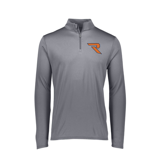 [FTLQFLGY-FAXS-LOGO1] Decker Women's Flex-Lite 1/4 Zip Shirt (Female Adult XS, Gray, Logo 1)