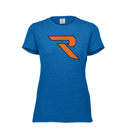 [FTSCUBRY-FAXS-LOGO1] Decker Women's Tri-Blend T-Shirt - Short Sleeve (Female Adult XS, Royal, Logo 1)