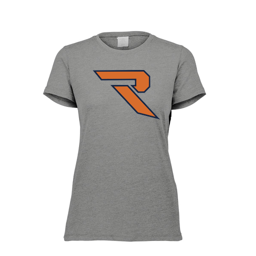 [FTSCUBGY-FAXS-LOGO1] Decker Women's Tri-Blend T-Shirt - Short Sleeve (Female Adult XS, Gray, Logo 1)