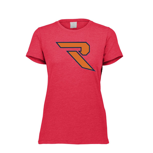 [FTSCUBRD-FAXS-LOGO1] Decker Women's Tri-Blend T-Shirt - Short Sleeve (Female Adult XS, Red, Logo 1)
