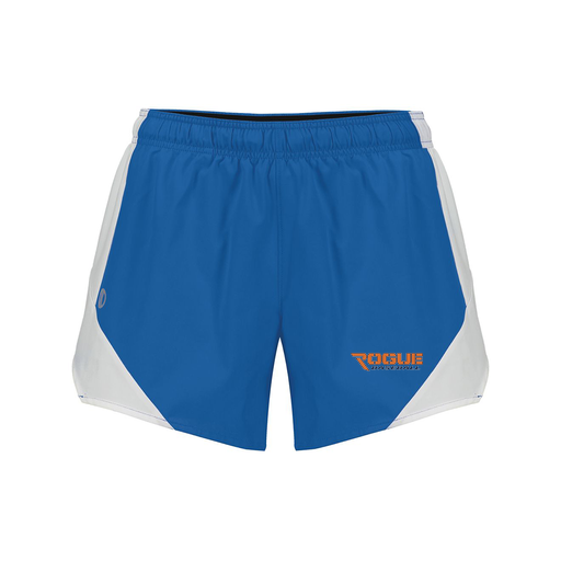 [229489.H02.S-LOGO2] Girls Olympus Shorts (Female Youth S, Royal, Logo 2)