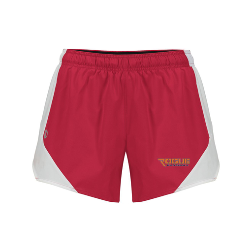 [229489.H01.S-LOGO2] Girls Olympus Shorts (Female Youth S, Red, Logo 2)