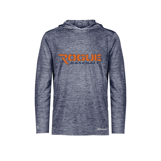 [FOLHCGNV-AS-LOGO2] Decker Men's Charge Hoodie (Adult S, Navy, Logo 2)