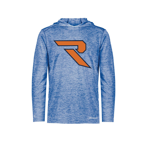 [FOLHCGRY-AS-LOGO1] Decker Men's Charge Hoodie (Adult S, Royal, Logo 1)