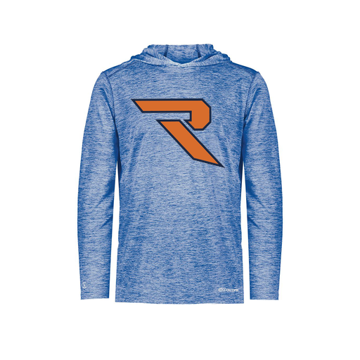 [FOLHCGRY-YS-LOGO1] Decker Youth Charge Hoodie (Youth S, Royal, Logo 1)