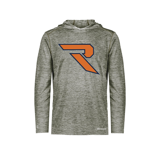 [FOLHCGGY-YS-LOGO1] Decker Youth Charge Hoodie (Youth S, Gray, Logo 1)