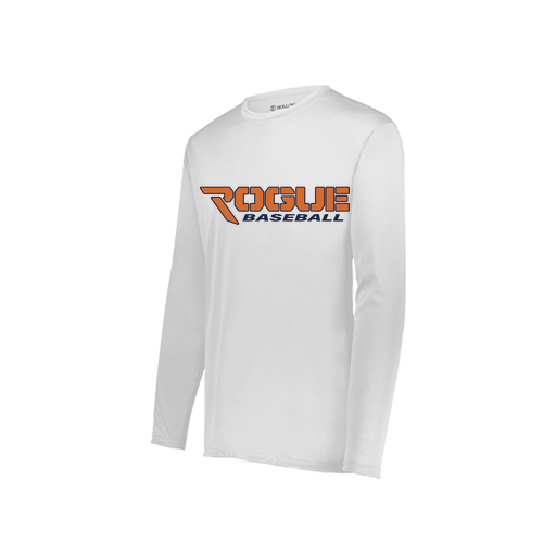 [222822.005.XS-LOGO2] Men's LS Smooth Sport Shirt (Adult XS, White, Logo 2)