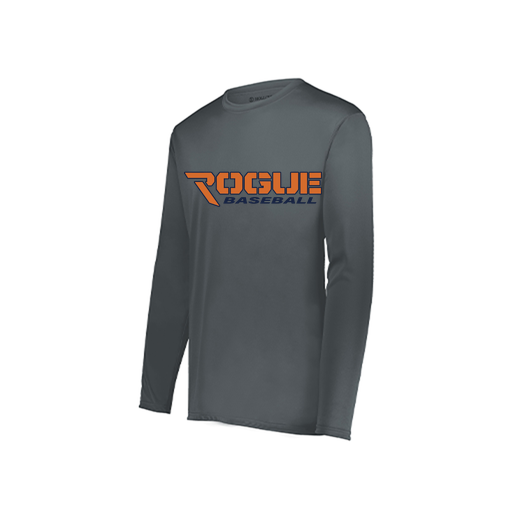 [222822.059.XS-LOGO2] Men's LS Smooth Sport Shirt (Adult XS, Gray, Logo 2)