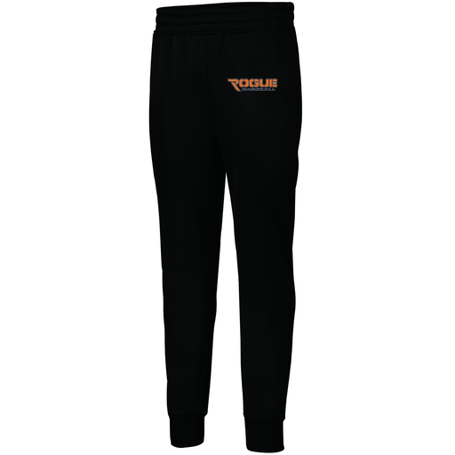 [5566.080.XS-LOGO2] Men's PERFORMANCE FLEECE JOGGER (Adult XS, Black, Logo 2)