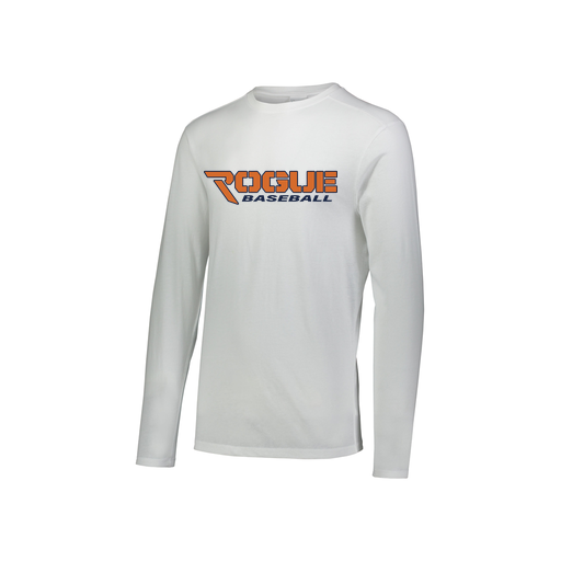 [FTLCUBWH-YS-LOGO2] Decker Youth Tri-Blend T-Shirt - Long Sleeve (Youth S, White, Logo 2)