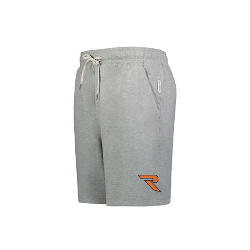 [223604.013.S-LOGO1] YOUTH Ventura Soft Knit SHORTS (Youth S, Silver, Logo 1)